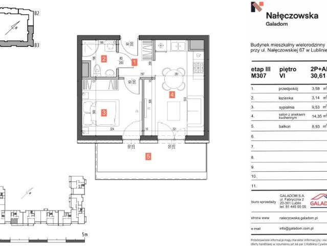 Mieszkanie 30,6m²