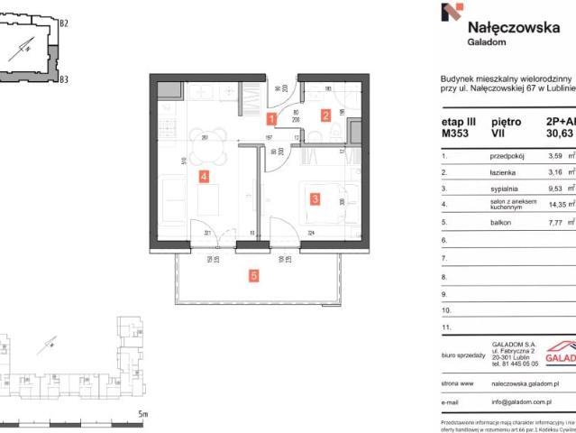 Mieszkanie 30,6m²