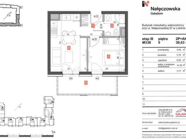 Mieszkanie 30,6m²