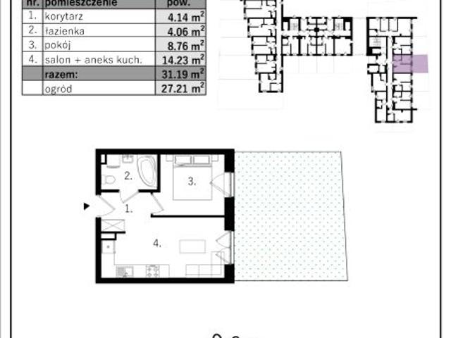 Mieszkanie 31,2m²
