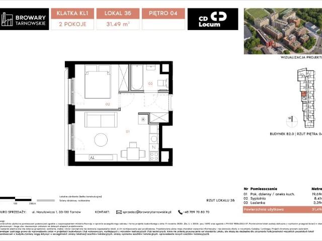 Mieszkanie 31,5m²