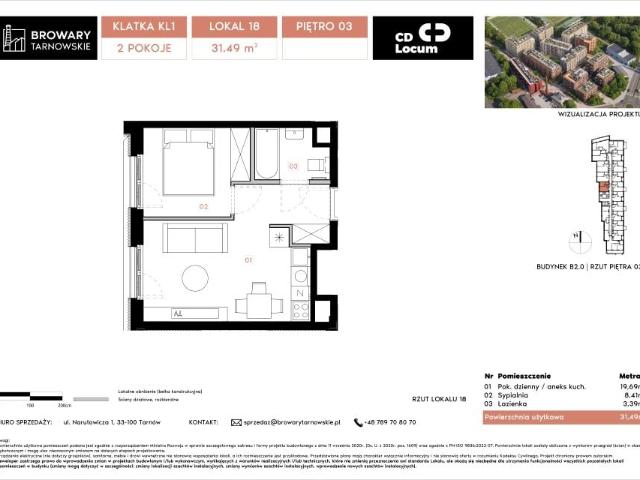 Mieszkanie 31,5m²