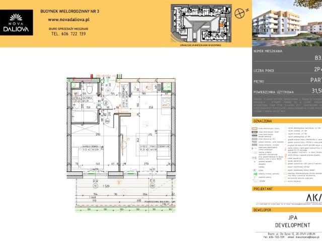 Mieszkanie 31,6m²