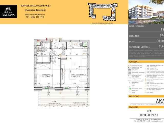 Mieszkanie 31,7m²