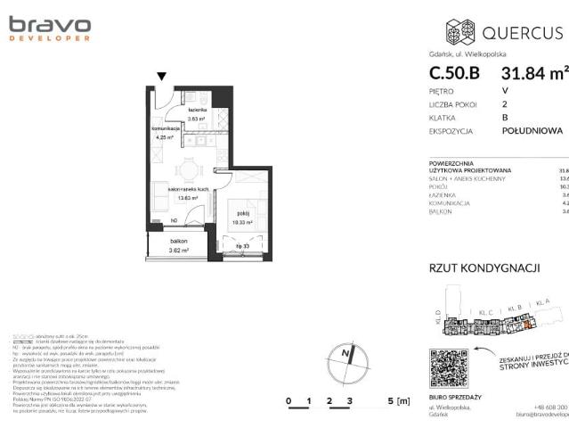 Mieszkanie 32,3m²