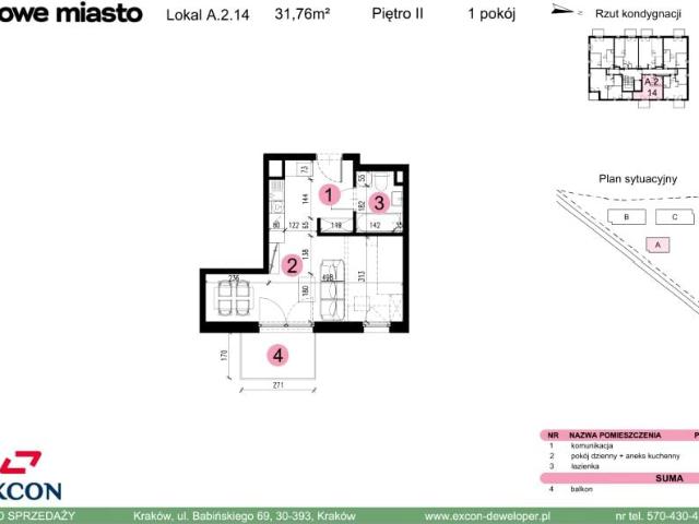 Mieszkanie 31,8m²