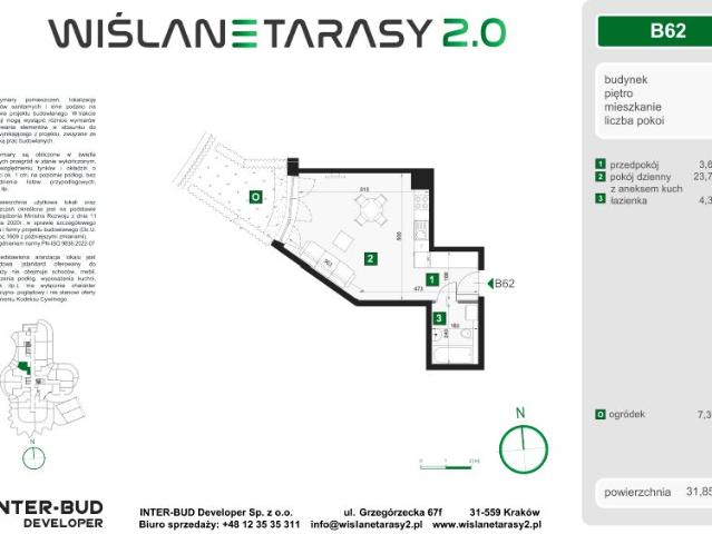 Mieszkanie 31,9m²