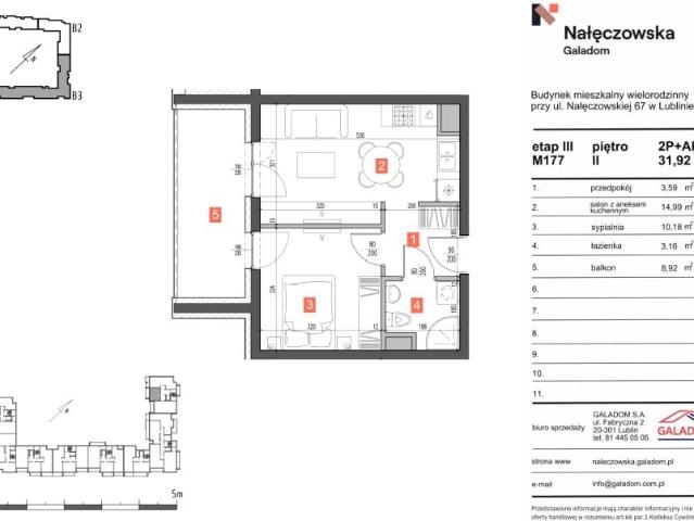 Mieszkanie 31,9m²