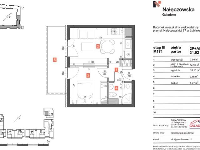 Mieszkanie 31,9m²