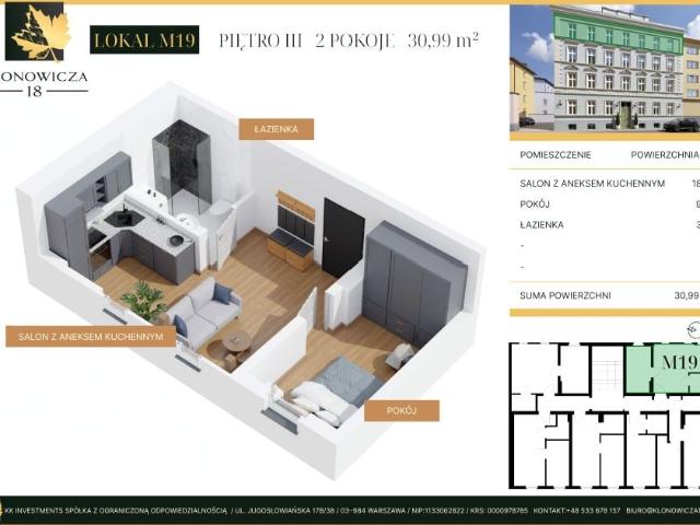 Mieszkanie 31m²