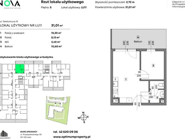 Mieszkanie 31m²