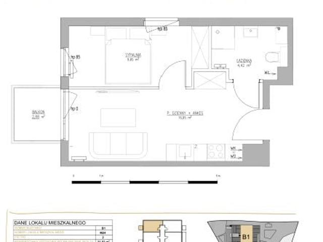 Mieszkanie 31m²