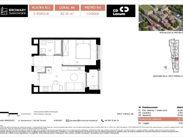 Mieszkanie 32,1m²