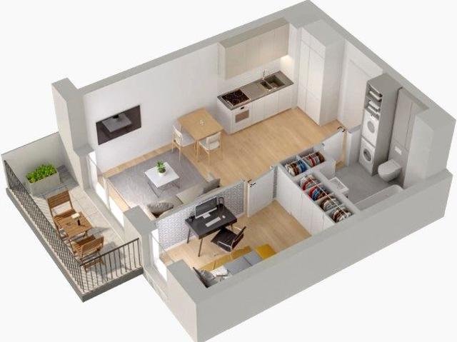 Mieszkanie 32,21 m², Warszawa
