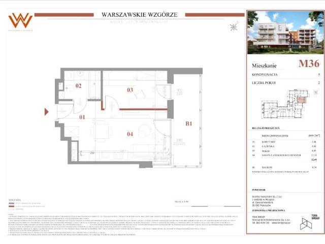 Mieszkanie 32,5m²