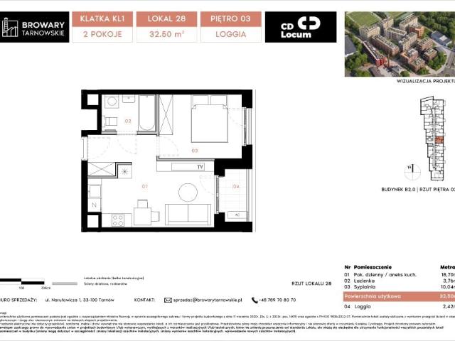 Mieszkanie 32,5m²