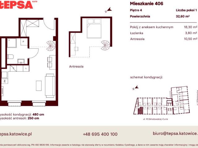 Mieszkanie 32,6m²