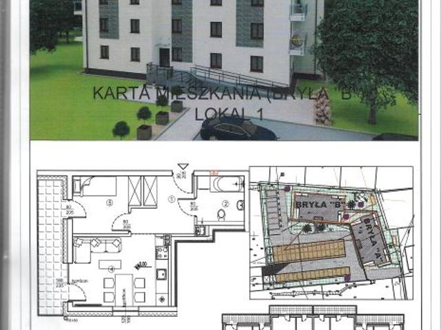 Mieszkanie 32,88 m², Biskupiec
