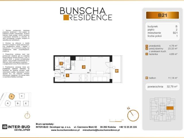 Mieszkanie 32,8m²