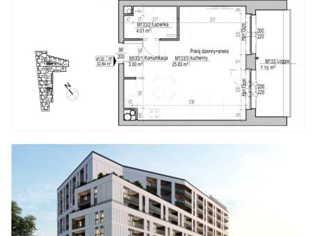 Mieszkanie 32,8m²