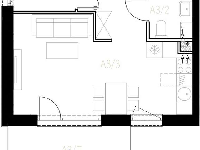 Mieszkanie 32,9m²