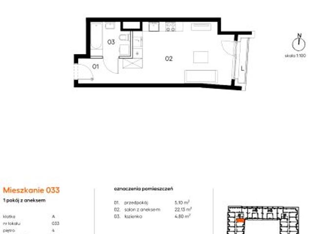 Mieszkanie 32m²