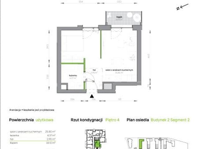 Mieszkanie 33,1m²