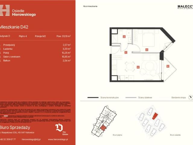 Mieszkanie 33,1m²