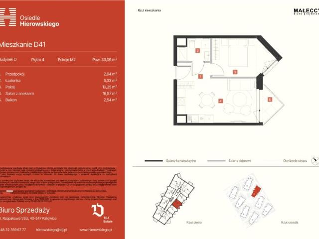 Mieszkanie 33,1m²