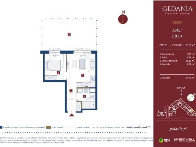 Mieszkanie 33,1m²