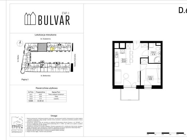 Mieszkanie 33,4m²