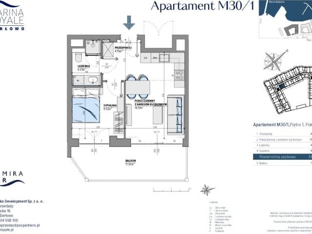 Mieszkanie 33,4m²