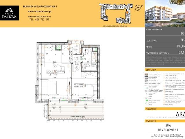 Mieszkanie 33,7m²