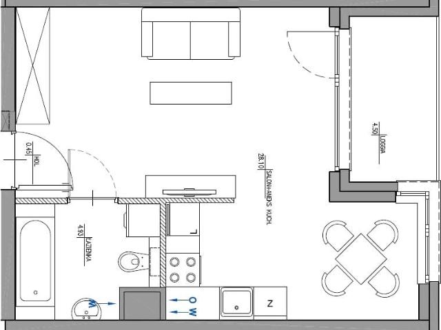 Mieszkanie 33,50 m², Warszawa