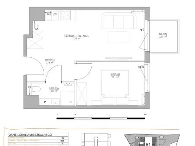 Mieszkanie 33,8m²