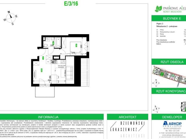 Mieszkanie 33,9m²