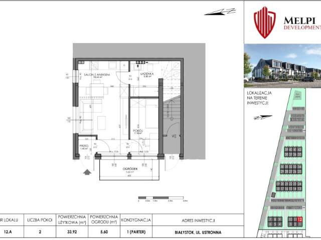 Mieszkanie 33,9m²