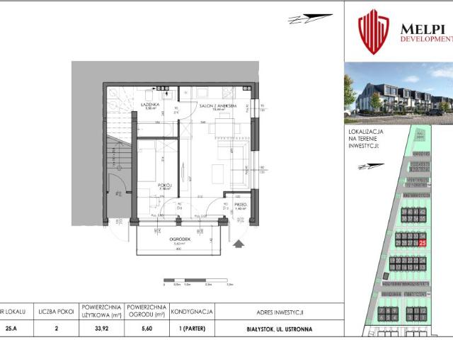 Mieszkanie 33,9m²