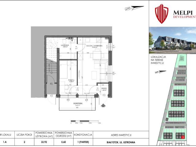 Mieszkanie 33,9m²
