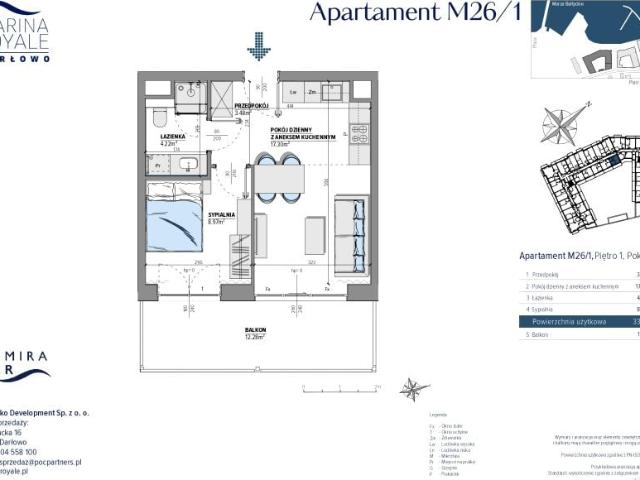 Mieszkanie 33,9m²