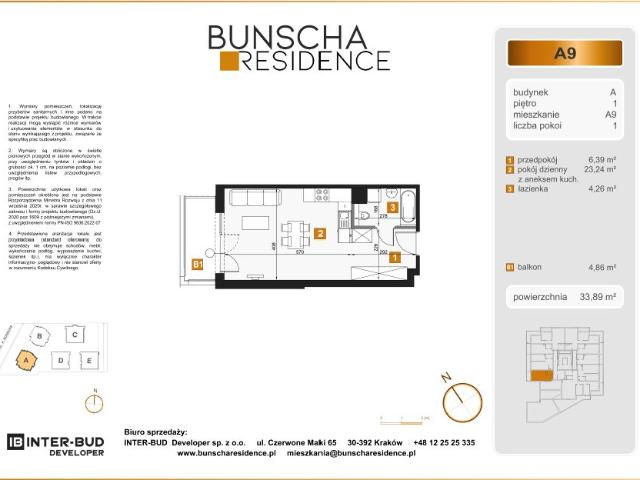 Mieszkanie 33,9m²