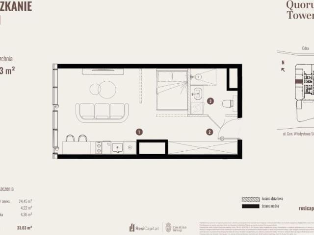 Mieszkanie 33m²