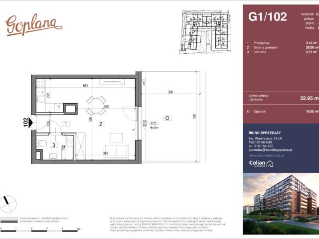 Mieszkanie 33m²