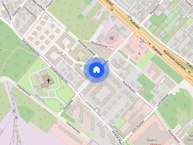 Mieszkanie 3 pok Warszawa Bielany ul. Heroldów