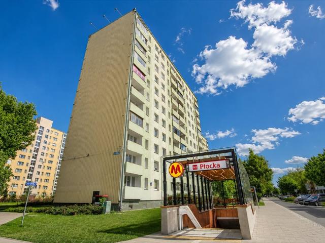 Mieszkanie 3 pok. z dużym balkonem, metro Płocka