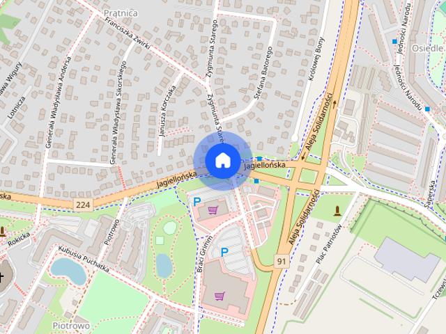 Mieszkanie 3 pokoje, 59m2, parter Armii Krajowej