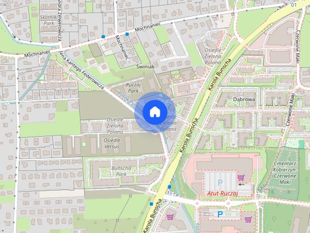 Mieszkanie 3 pokojowe, 74,7 m2 ul. Bunscha Kraków