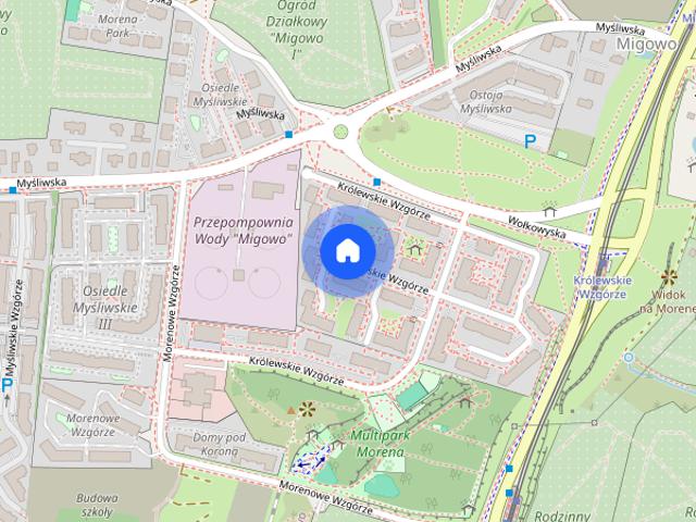 Mieszkanie 3 pokojowe z aneksem Morena apartament Piecki Migowo