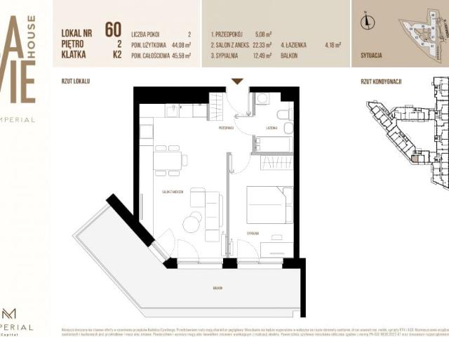 Mieszkanie 44,1m²