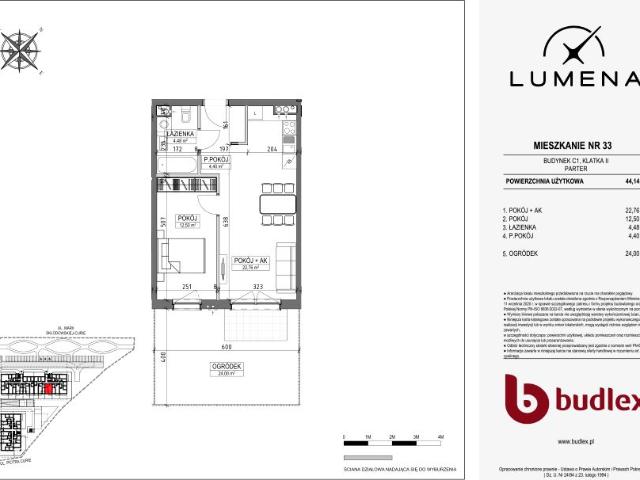 Mieszkanie 44,1m²